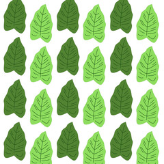 Fototapeta premium EXOTIC SUMMER RETRO LEAVES DESIGN PATTERN