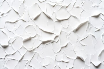 White rough plasticine texture background white paper wall.