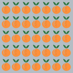 Summer Vintage Fruit Pattern Texture Background VECTOR