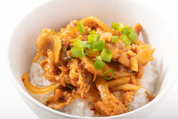 豚キムチ丼