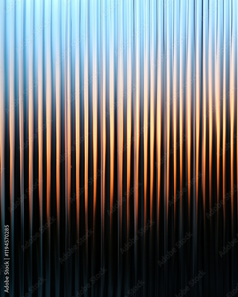 Poster streaks of color in an abstract landscape with vibrant hues and smooth texture creating a captivatin