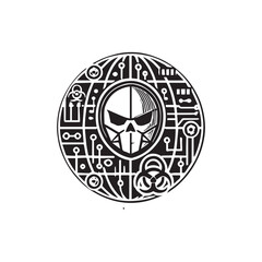 Cyber Security icon vector symbol design art illustration