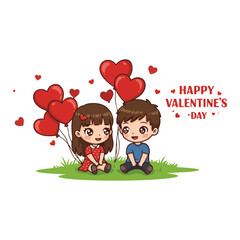 Happy Valentine's Day creative Valentine's Day celebration Valentines day with a romantic couple