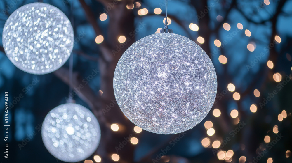 Aufkleber white bokeh light overlay vector effect with shimmer isolated on black transparent background. blurr