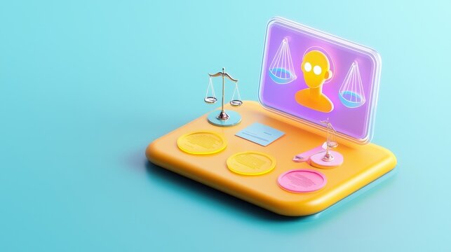 Scales of Justice Digital Concept Design
