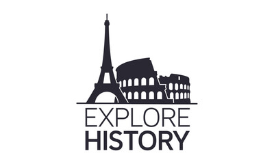 Obraz premium Heritage Vector Clipart Set with Cultural and Historical Themes