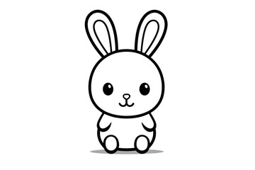 Obraz premium Animal mammal white bunny.