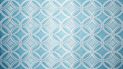 Soothing blue and white geometric pattern with curved lines and subtle gradient effect on a textured wallpaper surface creating a calming atmosphere, soothing blue, abstract pattern