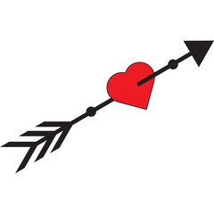  Valentine Heart Arrow