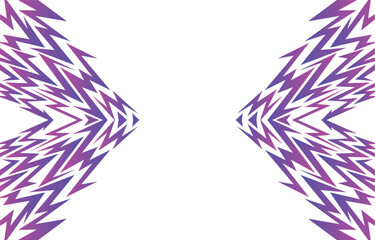 Abstract background with reflective seamless sharp arrow line pattern