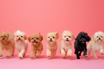Minipoo dogs mammal animal poodle.
