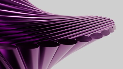 Abstract background with metallic waves, shiny surface in dark tones, modern design for wallpapers, presentations, banners, and graphic design