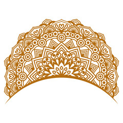 Gold Islamic Ornament Mandala