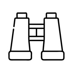 hunter s binoculars icon, hunter s binoculars line art - simple line art of hunter s binoculars, perfect for hunter s binoculars logos and icons and themed design 