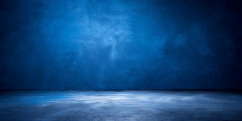 Blue foggy background with subtle gradient, ideal for abstract designs and professional creative projects