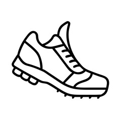 trail running shoes icon, trail running shoes line art - simple line art of trail running shoes, perfect for trail running shoes logos and icons and themed design 
