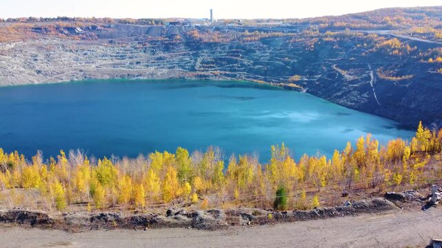 Black lake abandoned Thetford asbestos Mines