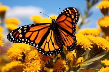 Monarch butterfly flower monarch insect.