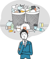 オーバーツーリズムで溢れるゴミ