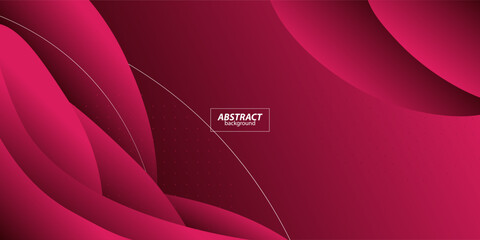 Modern and elegant pink abstract wave background for banner, cover, flyer, brochure, poster design, business presentation and website. Vector Eps10