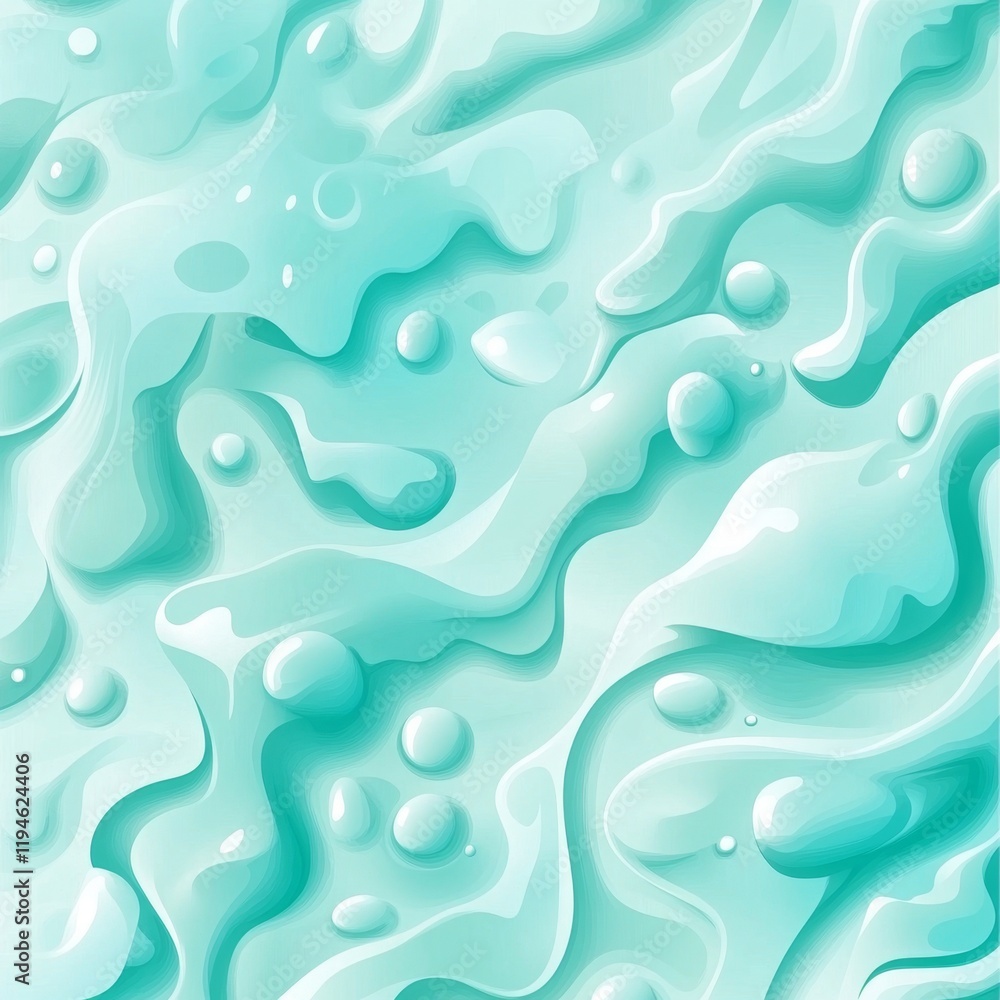 Aufkleber elegant liquid patterns with splash details and delicate texture