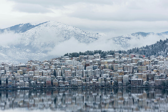 Kastoria Greece winter 2025