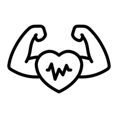 Better Health Vector Line Icon Design