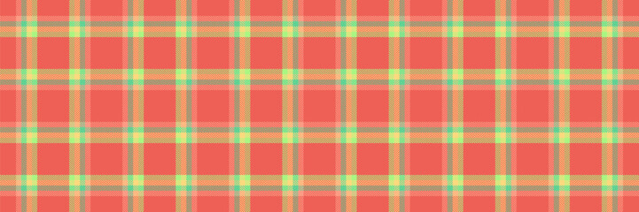Vibrant coral, yellow, and mint green plaid pattern.  Perfect for textile design, website backgrounds, or scrapbooking projects.  Adds a cheerful, modern touch to any design.