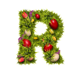Easter holiday letter R