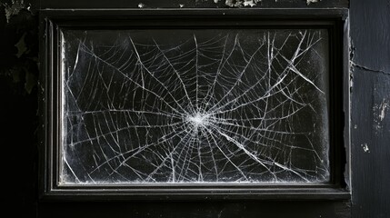 "Fractured Reality: A Shattered Window"