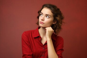 Fototapeta premium Young woman portrait adult photo.