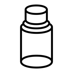 Calligraphy Ink Vector Line Icon Design