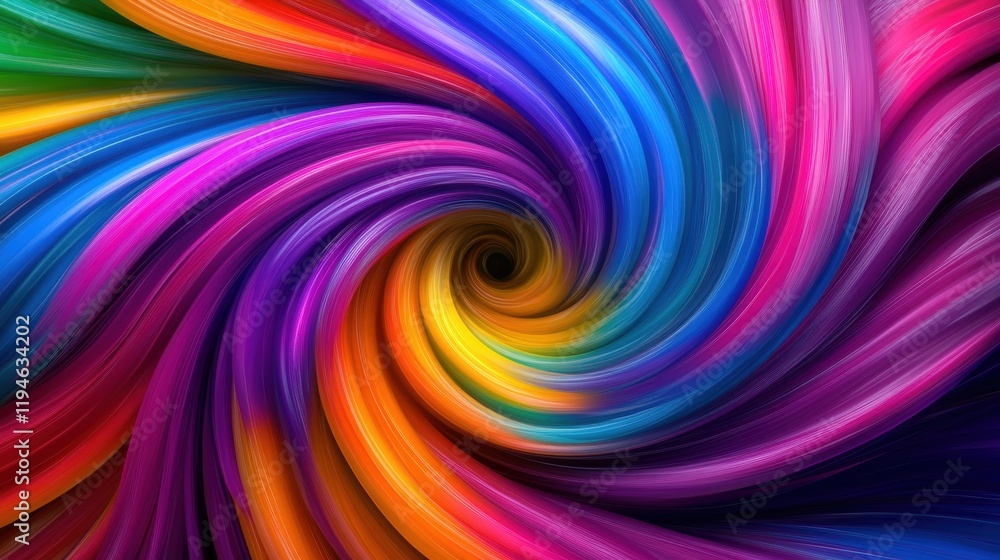 Poster bright colors swirl together in a captivating display of abstract patterns, evoking emotion with eac