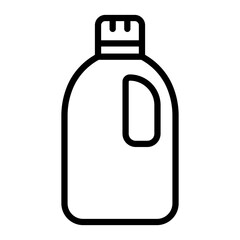 Softener Vector Line Icon Design