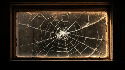 "Fractured Reality: A Shattered Window"