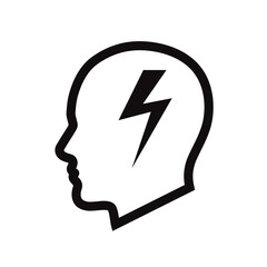 Brainstorming Icon on transparent background