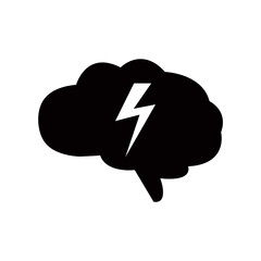 Brainstorming Icon on transparent background
