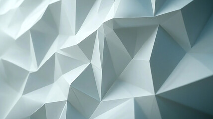 Fototapeta premium Textured geometric pattern with sharp angles and soft lighting in a contemporary space
