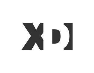 XDI logo design. Initial letter X D I bold font style for tech startups, consulting, corporate branding. Creative company name, headlines typography identity, trendy logotype.