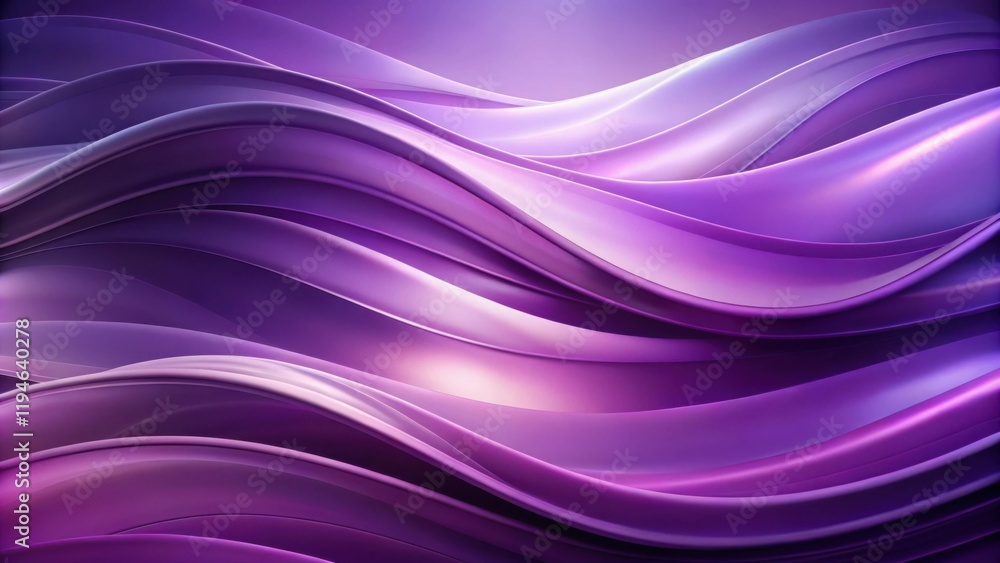 Poster abstract purple wave background design featuring smooth curves and gradient shades