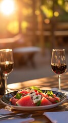 Sunset Watermelon and Feta Salad: A Delightful Summer Dinner