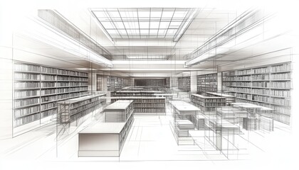 Architectural Design of a Grand Library:  A Blueprint Vision of Knowledge and Learning