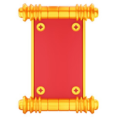 Chinese Scroll Letter