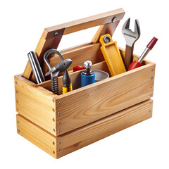 Wooden tool box