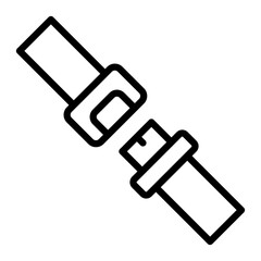 Belt Vector Line Icon Design