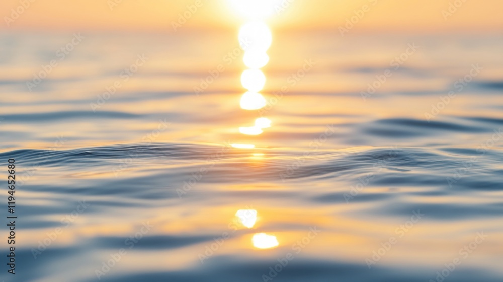 Canvas Prints golden rays reflect off the water's surface as the sun sets, creating a tranquil and enchanting atmo