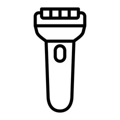 Trimmer Vector Line Icon Design