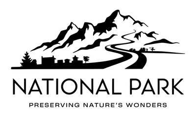 National Park adventure vector clipart