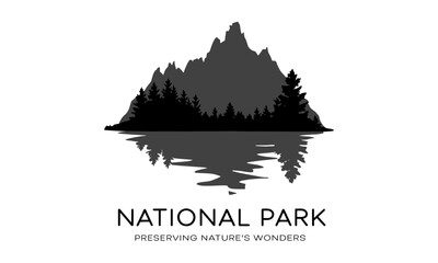 National Park adventure vector clipart