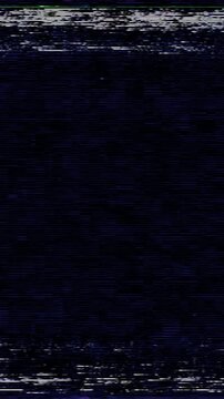 Genuine VHS imperfections with flickering, static noise, and aged tape glitches